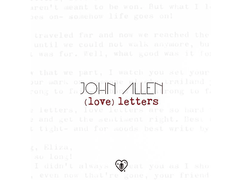 John Allen - (Love) Letters (LP + Download) von GUNNER REC