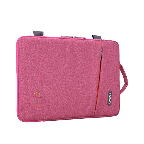 GUOCU Laptop Sleeve Case Notebook Hülle Schutzhülle Tasche Schutzabdeckung Laptoptasche für HP Stream / 2017 Lenovo ThinkPad X1 Yoga/ThinkPad A475 Laptop，Rosa,13"(35X25X3cm) von GUOCU