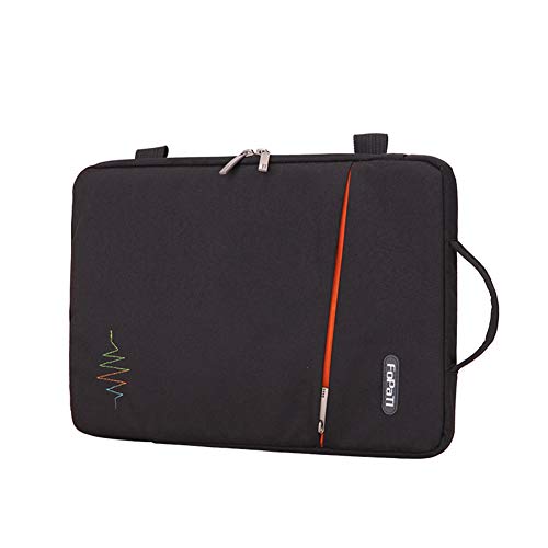 GUOCU Laptop Sleeve Case Notebook Hülle Schutzhülle Tasche Schutzabdeckung Laptoptasche für HP Stream / 2017 Lenovo ThinkPad X1 Yoga/ThinkPad A475 Laptop，Schwarz,12"(30.5X22X3cm) von GUOCU