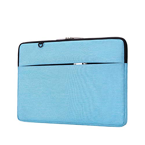 GUOCU Wasserabweisend Neopren Hülle Sleeve Tasche Kompatibel mit 11-15.6 Zoll MacBook Pro, MacBook Air, Notebook Computer Laptophülle Laptoptasche Notebooktasche，Blau,15"(28X40.5X2cm) von GUOCU