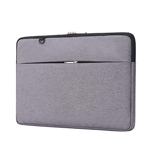GUOCU Wasserabweisend Neopren Hülle Sleeve Tasche Kompatibel mit 11-15.6 Zoll MacBook Pro, MacBook Air, Notebook Computer Laptophülle Laptoptasche Notebooktasche，Grau,13"(24X.4.5X2cm) von GUOCU