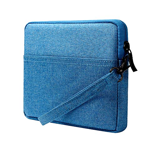 eBook Reader Tasche aus Neopren mit Reißverschluss - Größe 6 Zoll für Tolino eReader Modelle，Blauer See,6"(14X18.5X2cm) von GUOCU