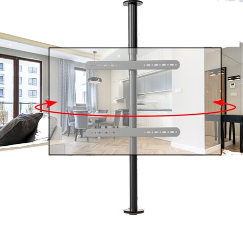 LCD-TV-Bodenständer 360-Grad-Drehrahmen - Verstellbare, Neigbare Und Schwenkbare TV-Deckenhalterung, Drehbares Trennwandgestell, Drehbarer TV-Schranksockel, Für 32-75-Zoll-LED-Bildschirme(2000-2950mm) LCD-TV-Bodenständer 360-Grad-Drehrahmen - Verstellbare, Neigbare Und Schwenkbare TV-Deckenhalterung, Drehbares Trennwandgestell, Drehbarer TV-Schranksockel, Für 32-75-Zoll-LED-Bildschirme(2000-2950mm) von GUODDM