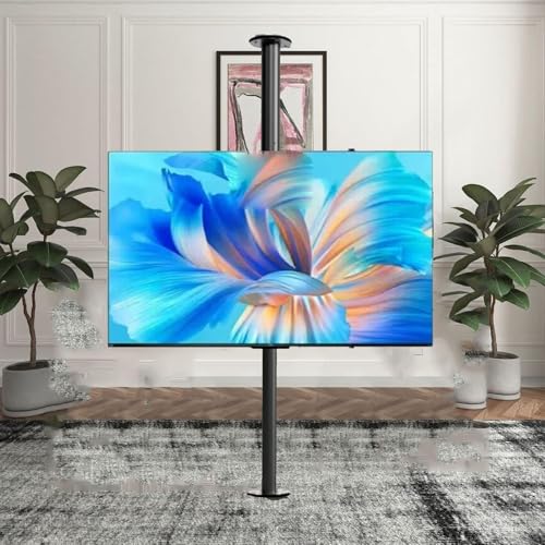 TV-Wandhalterung Für Flache Und Gebogene LCD-LED-Fernseher, LCD TV 360 Grad Drehbarer Rahmen Bodenständer, TV-Halterung Für Trennwände, Drehbarer TV-Ständerfuß, Für 32-75-Zoll-Bildschirmen(1095-1350mm TV-Wandhalterung Für Flache Und Gebogene LCD-LED-Fernseher, LCD TV 360 Grad Drehbarer Rahmen Bodenständer, TV-Halterung Für Trennwände, Drehbarer TV-Ständerfuß, Für 32-75-Zoll-Bildschirmen(1095-1350mm von GUODDM