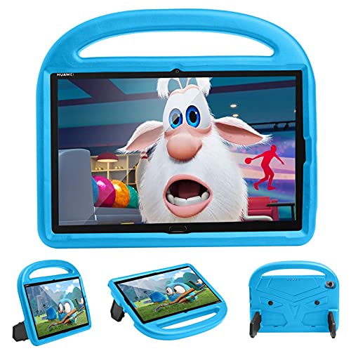 Tablet PC Hülle Tablet-Hülle für Huawei M5/M6 10,8 Zoll Silikonhülle für Kinder, für Kinder, stoßfest, leicht, sturzsicher, Stand-Tablet-Hülle, mit Griff und Ständer, Tablet-Rückabdeckung (Farbe: von GUODONG
