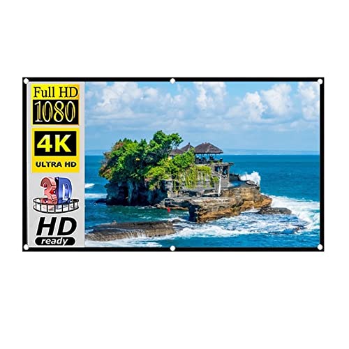 Bildschirmprojektor, 106 110 Zoll 16:10 Projektor Anti Light Curtainwith Schwarzes Rand und Loch tragbar 3D HD. Projektionswand,Mehrszenennutzung Bildschirmprojektor, 106 110 Zoll 16:10 Projektor Anti Light Curtainwith Schwarzes Rand und Loch tragbar 3D HD. Projektionswand,Mehrszenennutzung von GUOPIN