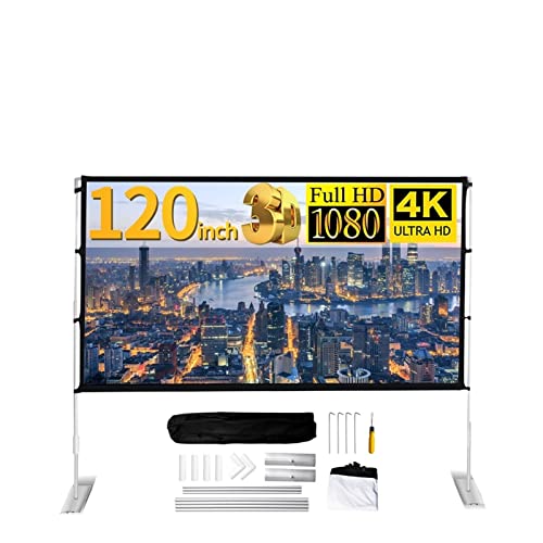 Bildschirmprojektor, 16: 9 Projektor 120 Zoll Outdoor tragbarer Faltbarer Halterungsscheibe nach Hause KTV Büro 3D HD. Filme-Projektionsbildschirm.,Mehrszenennutzung Bildschirmprojektor, 16: 9 Projektor 120 Zoll Outdoor tragbarer Faltbarer Halterungsscheibe nach Hause KTV Büro 3D HD. Filme-Projektionsbildschirm.,Mehrszenennutzung von GUOPIN