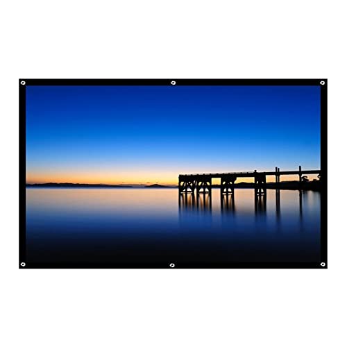 Bildschirmprojektor, 84 Zoll 16: 9 Tragbarer Bildschirm for den Projektor-Plastikbeamer-Bildschirm for Heimkino-Bar Disco Travel Support-Projektoren,Mehrszenennutzung Bildschirmprojektor, 84 Zoll 16: 9 Tragbarer Bildschirm for den Projektor-Plastikbeamer-Bildschirm for Heimkino-Bar Disco Travel Support-Projektoren,Mehrszenennutzung von GUOPIN