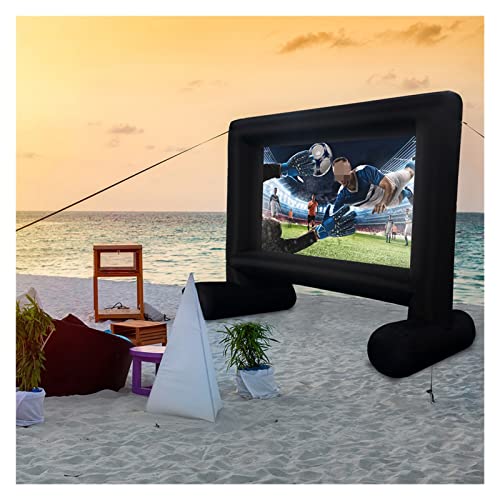 Bildschirmprojektor, Aufblasbarer Outdoor-Projektor Movie Film Screen-Mega-Projektor-Bildschirm-Kino-Heimkino,Mehrszenennutzung(2.6x2.1 Build-in Fan) von GUOPIN