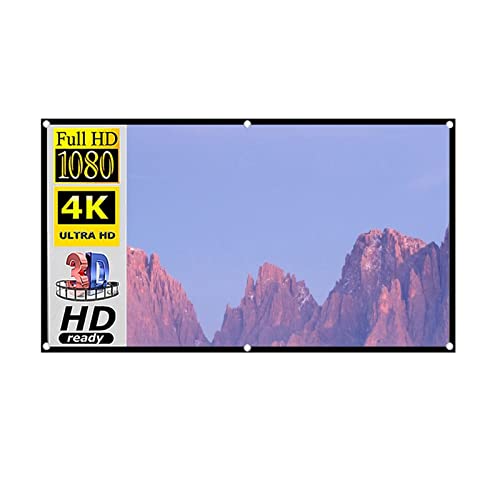 Bildschirmprojektor, Black Rand Anti-Light 130 Zoll 16: 9 3D HD Tragbar mit Löchern im Freien im Freien-Projektor-Vorhang-Bildschirm,Mehrszenennutzung Bildschirmprojektor, Black Rand Anti-Light 130 Zoll 16: 9 3D HD Tragbar mit Löchern im Freien im Freien-Projektor-Vorhang-Bildschirm,Mehrszenennutzung von GUOPIN
