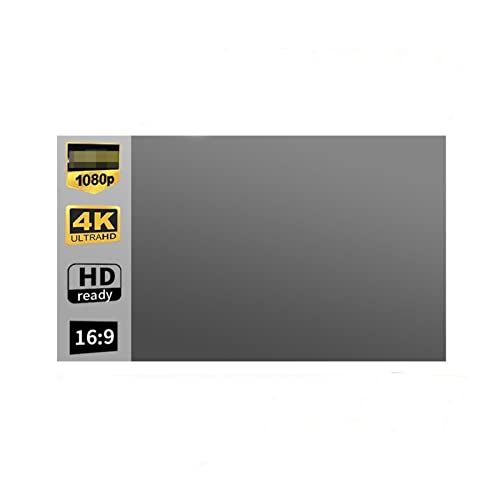 Bildschirmprojektor, Hohe Helligkeit faltbar 100 Zoll HD Screen Canvas 16: 9 Projektor Home Theater Beamer Projektionsbildschirm Movie Projektor Bildschirm,Mehrszenennutzung(100 inch) von GUOPIN