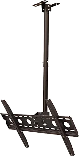Universeller TV-Ständer, multifunktional, höhenverstellbar, TV-Deckenhalterung, hängend, neigbar, schwenkbar, 360 Grad drehbar, vollbewegliche TV-Stangenhalterung, passend für 43-65 Zoll Universeller TV-Ständer, multifunktional, höhenverstellbar, TV-Deckenhalterung, hängend, neigbar, schwenkbar, 360 Grad drehbar, vollbewegliche TV-Stangenhalterung, passend für 43-65 Zoll von GUOWENHA