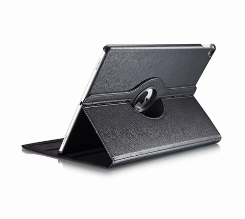 GUPENAA Drehbare Hülle für iPad Pro 12,9 Zoll 2017/2015 (2. und 1. Generation), 360 Grad Drehbare Standschutzhülle, Auto Sleep/Wake,Schwarz von GUPENAA