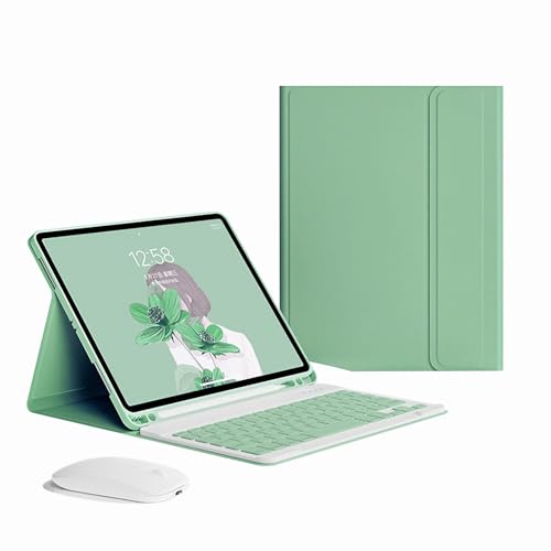 GUPENAA Tastatur Hülle für Samsung Galaxy Tab S7 11'' 2020/S8 11'' 2022 Schlanke Leichte Standabdeckung mit Magnetisch Abnehmbarer Kabelloser Bluetooth-Tastatur,Grün GUPENAA Tastatur Hülle für Samsung Galaxy Tab S7 11'' 2020/S8 11'' 2022 Schlanke Leichte Standabdeckung mit Magnetisch Abnehmbarer Kabelloser Bluetooth-Tastatur,Grün von GUPENAA