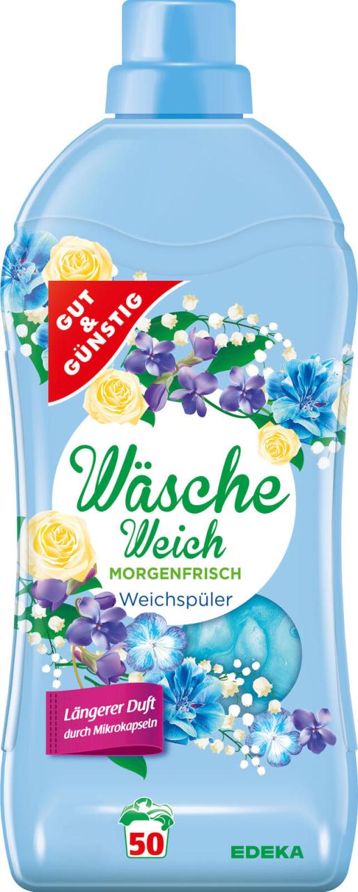 GUT&GÜNSTIG Weichspüler Morgenfrische 1,5l von GUT&GÜNSTIG