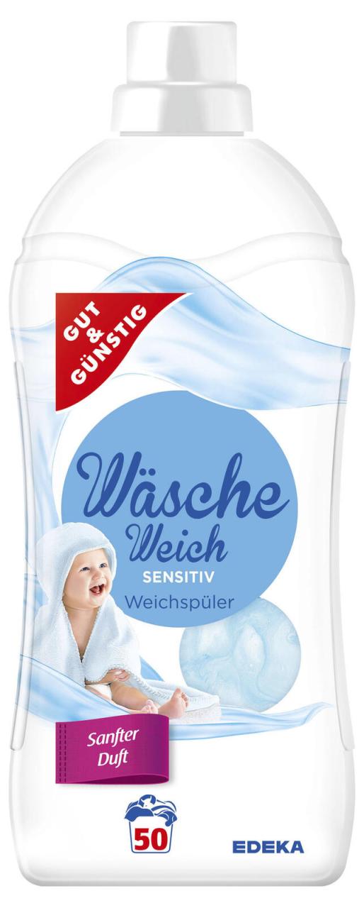 GUT&GÜNSTIG Weichspüler Sensitive 1,5l von GUT&GÜNSTIG