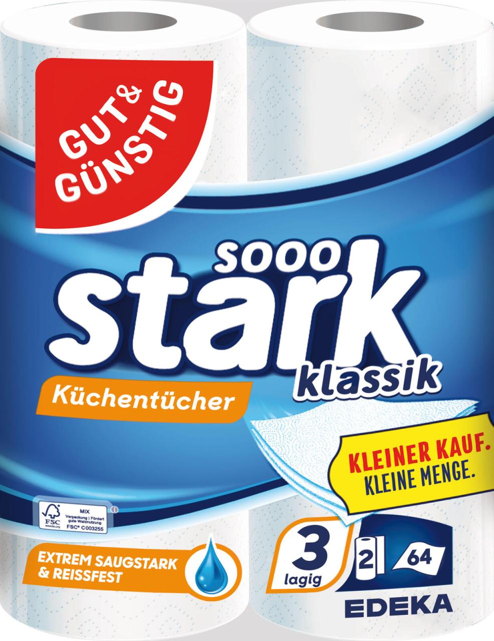 GUT&GÜNSTIG Küchenrollen 3-lagig GUT&GÜNSTIG Küchenrollen 3-lagig von GUT&GÜNSTIG