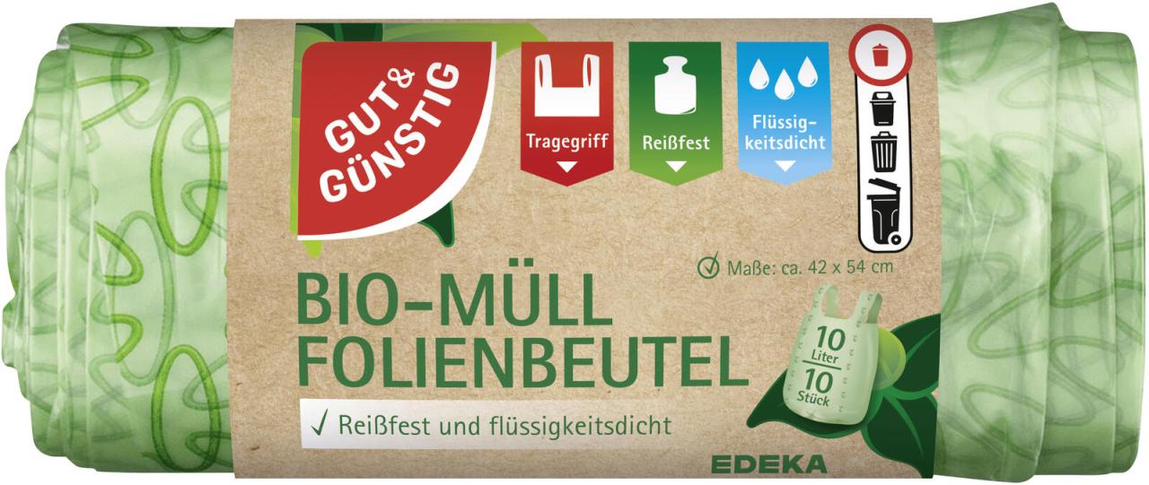 GUT&GÜNSTIG Biomüllbeutel 10,0 l grün GUT&GÜNSTIG Biomüllbeutel 10,0 l grün von GUT&GÜNSTIG