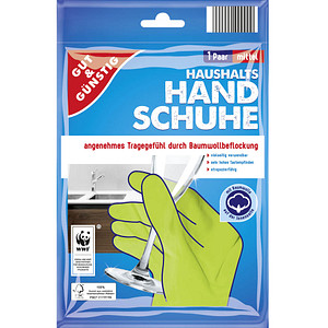 GUT&GÜNSTIG unisex Einmalhandschuhe grün Größe M 1 St. von GUT&GÜNSTIG