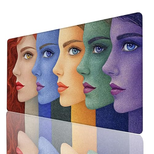 Mauspad Farbe, Gaming Mauspad XXL 1000 x 400 x 3mm, Großes Schreibtischunterlage Frau, Mousepad rutschfeste wasserdichte Verbessert Geschwindigkeit und Präzision, für Büro Gaming Tisch Deko GYL-9707 Mauspad Farbe, Gaming Mauspad XXL 1000 x 400 x 3mm, Großes Schreibtischunterlage Frau, Mousepad rutschfeste wasserdichte Verbessert Geschwindigkeit und Präzision, für Büro Gaming Tisch Deko GYL-9707 von GUUOYUAL