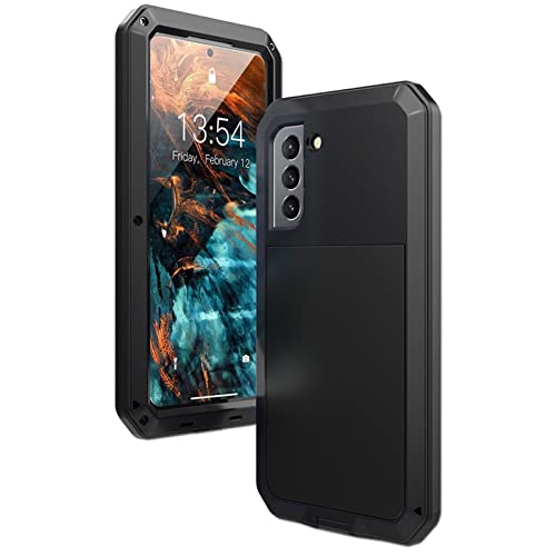 Case for Samsung Galaxy S23/S23 Plus/S23 Ultra,Military Grade Shockproof Case with Wireless Charging and Built-in Screen Protector Waterproof Metal Case,Black,S23plus 6.6" Case for Samsung Galaxy S23/S23 Plus/S23 Ultra,Military Grade Shockproof Case with Wireless Charging and Built-in Screen Protector Waterproof Metal Case,Black,S23plus 6.6" von GUVAA