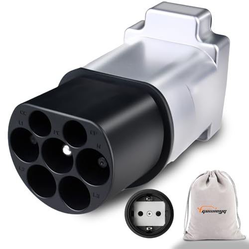 GUWIEYG Typ2 auf Schuko Adapter, Typ2 auf Europäischen Stecker für Elektrische Motorräder und E-Bikes, IEC 62196 16A EV-Ladegerät oder Ladestationsadapter GUWIEYG Typ2 auf Schuko Adapter, Typ2 auf Europäischen Stecker für Elektrische Motorräder und E-Bikes, IEC 62196 16A EV-Ladegerät oder Ladestationsadapter von GUWIEYG