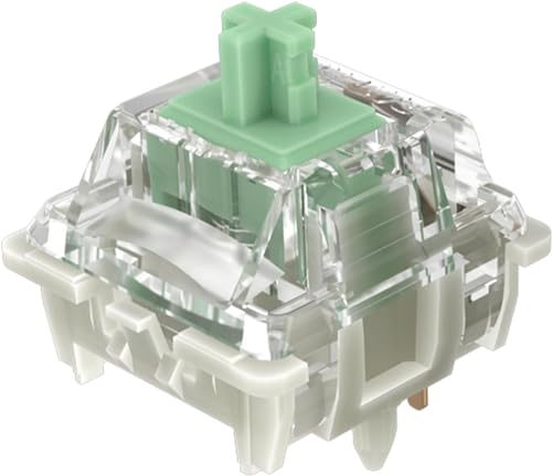Gateron Baby-Känguru-Schalter 2.0, vorgeschmiert, mit RGB-kompatibler Vorderseite, strapazierfähig, taktil, 5-polig, MX mechanische Tastatur(90 Stück) von GUYEKS