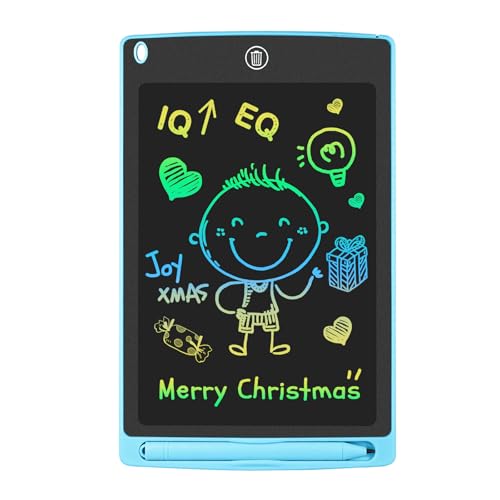 GUYUCOM LCD Schreibtablett Kinder 8,5 Zoll, Spielzeug ab 3 4 5 6 7 8 Jahre, Schreibtafel Elektronisch als Lernspielzeug Maltafel für Kinder(Blau) von GUYUCOM