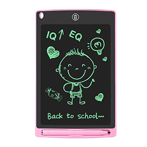 GUYUCOM LCD Schreibtablett Kinder 8,5 Zoll, Spielzeug ab 3 4 5 6 7 8 Jahre, Schreibtafel Elektronisch als Lernspielzeug Maltafel für Kinder(Rosa) von GUYUCOM