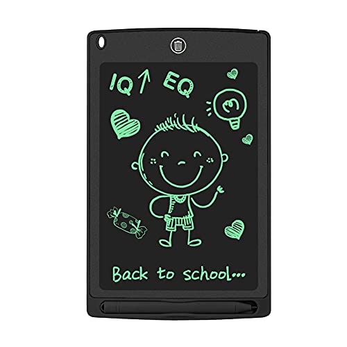 GUYUCOM LCD Schreibtablett Kinder 8,5 Zoll, Spielzeug ab 3 4 5 6 7 8 Jahre, Schreibtafel Elektronisch als Lernspielzeug Maltafel für Kinder(Schwarz) von GUYUCOM