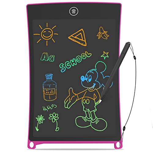 GUYUCOM LCD Schreibtafel 8,5 Zoll LCD Zaubertafel, Kinderspielzeug Schreibtablet mit hellerem Bildschirm, löschbarer und Anti-Clearance-Funktion,Geschenke Spielzeug für 2 3 4 5 Jahre alt Jungen von GUYUCOM