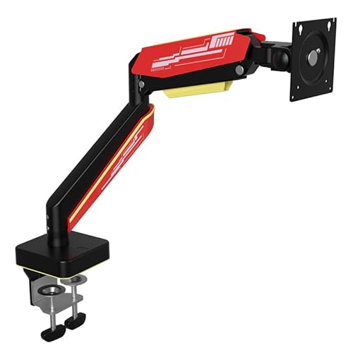 GUZHIKU Robuster Monitorarm für Ultraweitbildschirme bis zu 124,5 cm (49 Zoll), 20 kg, Gasfeder-Schreibtischhalterung, Premium, voll verstellbar mit C-Klemme, Ösenbasis, VESA 75 x 75/100 x 100 mm, E9B von GUZHIKU