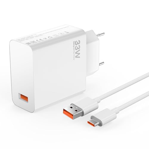 33W USB C Ladegerät Ladekabel für Xiaomi Redmi Note 15 14 Pro 13 12 5G 12s 11 10 9 8, Mi 13 12 11 Ultra 10T, Pad 5 6,Poco X6 X5 X4 X3 Pro F6 F5 F4 F3 M6 M5 Pad 6 Schnellladegerät Turbo Charge Adapter 33W USB C Ladegerät Ladekabel für Xiaomi Redmi Note 15 14 Pro 13 12 5G 12s 11 10 9 8, Mi 13 12 11 Ultra 10T, Pad 5 6,Poco X6 X5 X4 X3 Pro F6 F5 F4 F3 M6 M5 Pad 6 Schnellladegerät Turbo Charge Adapter von GVKRLXZ