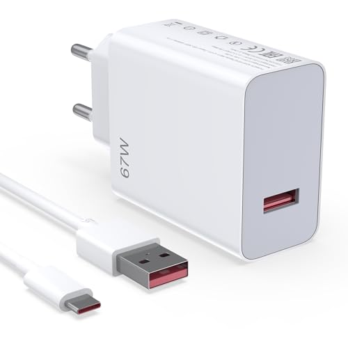 67W USB C Ladegerät für Xiaomi 15 Pro 14t 13T 13 12T 14 Ultra Redmi Note 14 13 12 11 11s Poco M6 Pro X6 mit Typ C Ladekabel Mi Turbo Charge Schnelles Netzteil für Mix Flip Fold 4 USB Power Adapter von GVKRLXZ