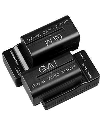 GVM BC-750/770 Akku und Ladegerät 4400mAh für F975, 960, F950, F930, F770, F750, F550, DCR, DSR, HDR, FDR, HVR, HVL und LED Video Licht von GVM Great Video Maker