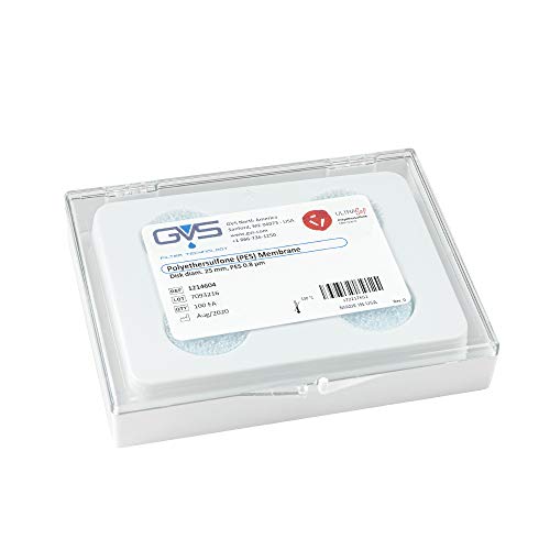 GVS Filter Technology, Filter Disc, PES Membran, 0.8µm, 25mm, 100/pk GVS Filter Technology, Filter Disc, PES Membran, 0.8µm, 25mm, 100/pk von GVS