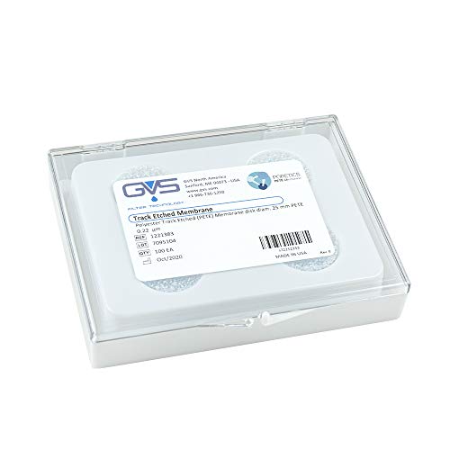 GVS Filter Technology, Filter Disc, PETE Membran, 0.2µm, 25mm, 100/pk GVS Filter Technology, Filter Disc, PETE Membran, 0.2µm, 25mm, 100/pk von GVS