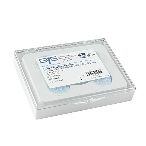 GVS Filter Technology, Filter Disc, PVDF Membran, 0.22µm, 25mm, 100/pk GVS Filter Technology, Filter Disc, PVDF Membran, 0.22µm, 25mm, 100/pk von GVS