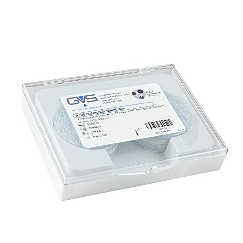GVS Filter Technology, Filter Disc, PVDF Membran, 0.22µm, 47mm, 100/pk GVS Filter Technology, Filter Disc, PVDF Membran, 0.22µm, 47mm, 100/pk von GVS