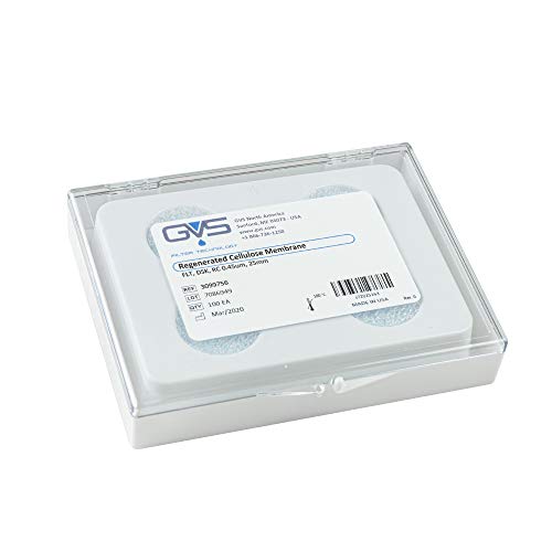 GVS Filter Technology, Filter Disc, RC Membran, 0.22µm, 25mm, 100/pk von GVS