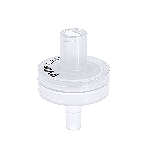 GVS Filter Technology, Syringe Filter, ABLUO, 13mm, PVDF Membrane, 0.22µm, PP Housing, 100/pk von GVS