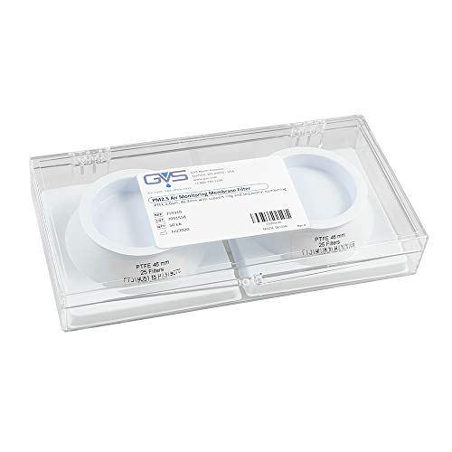 GVS-Membranfilter PM2.5 Luftüberwachung, 2,0 µm PTFE, PP-Ring 46,2 mm Durchmesser, 50 Stück von GVS