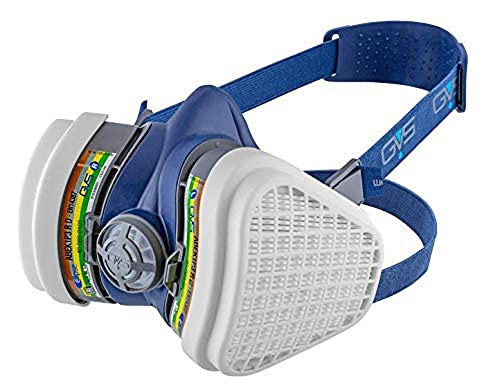 GVS SPR494 Elipse Wartungsfreie Maske mit FFABEK1P3 Filter gegen verschiedene Gase, Dämpfe und Staub, M/L von GVS