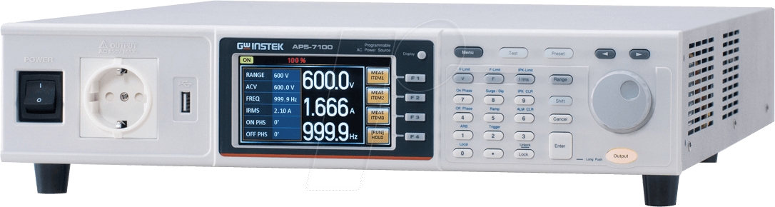 APS-7100E - Labornetzgerät, 0 - 310 V, 0 - 8,4 A, programmierbar, EU von GW-INSTEK