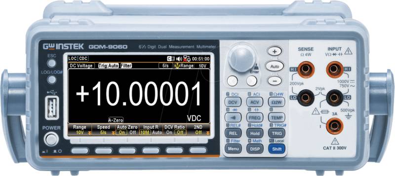 GDM-9060 - Tischmultimeter, 1.200.000 Counts, USB, LAN von GW-INSTEK