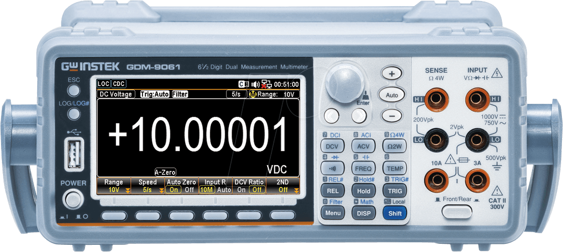 GDM-9061 - Tischmultimeter, 1.200.000 Counts, USB, LAN von GW-INSTEK