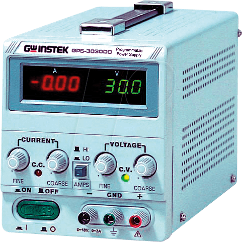 GPS-3030DD - Labornetzgerät, 0 - 30 V, 0 - 3 A, linear von GW-INSTEK