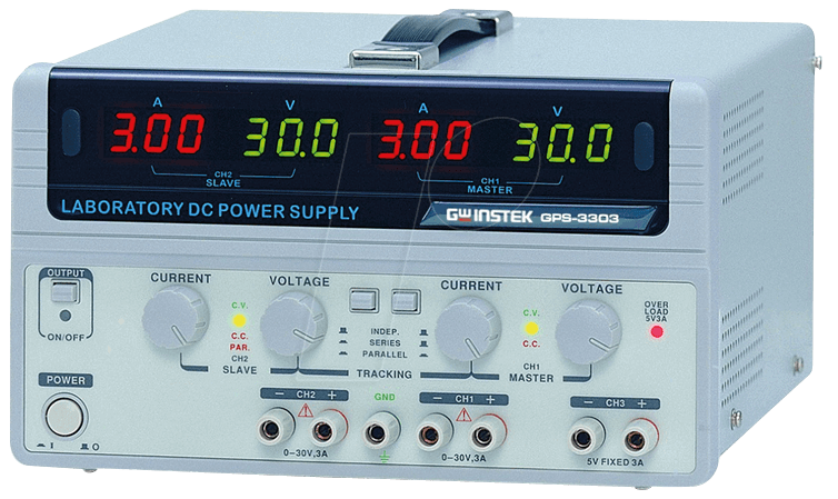 GPS-3303 - Labornetzgerät, 0 - 30 V, 0 - 3 A, linear von GW-INSTEK