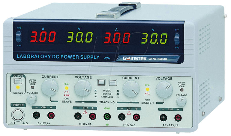 GPS-4303 - Labornetzgerät, 0 - 30 V, 0 - 3 A, linear von GW-INSTEK