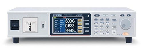 GW Instek APS-7050 AC-Stromquelle/Stromversorgung, programmierbar, Ausgang 500 VA, Frequenzbereich 45 bis 500 Hz von GW INSTEK
